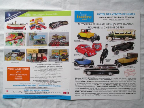 Dinky toys luxueux depliant - luxueux,