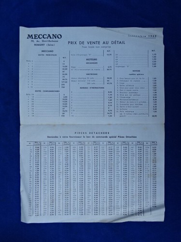 Rare tarif de vente - tarif,